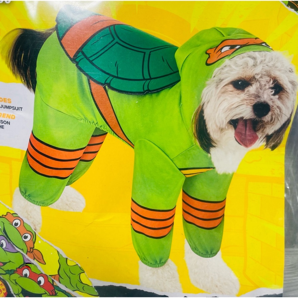 Rubies L Teenage Mutant Ninja Turtles Michaelangelo Halloween Dog Costume small